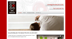Desktop Screenshot of din-maler.com